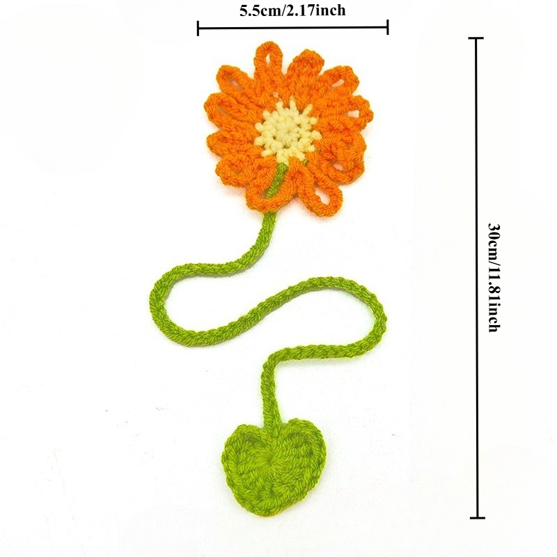 6pcs Hand-Crocheted Daisy and  - Supply For Florist review and price