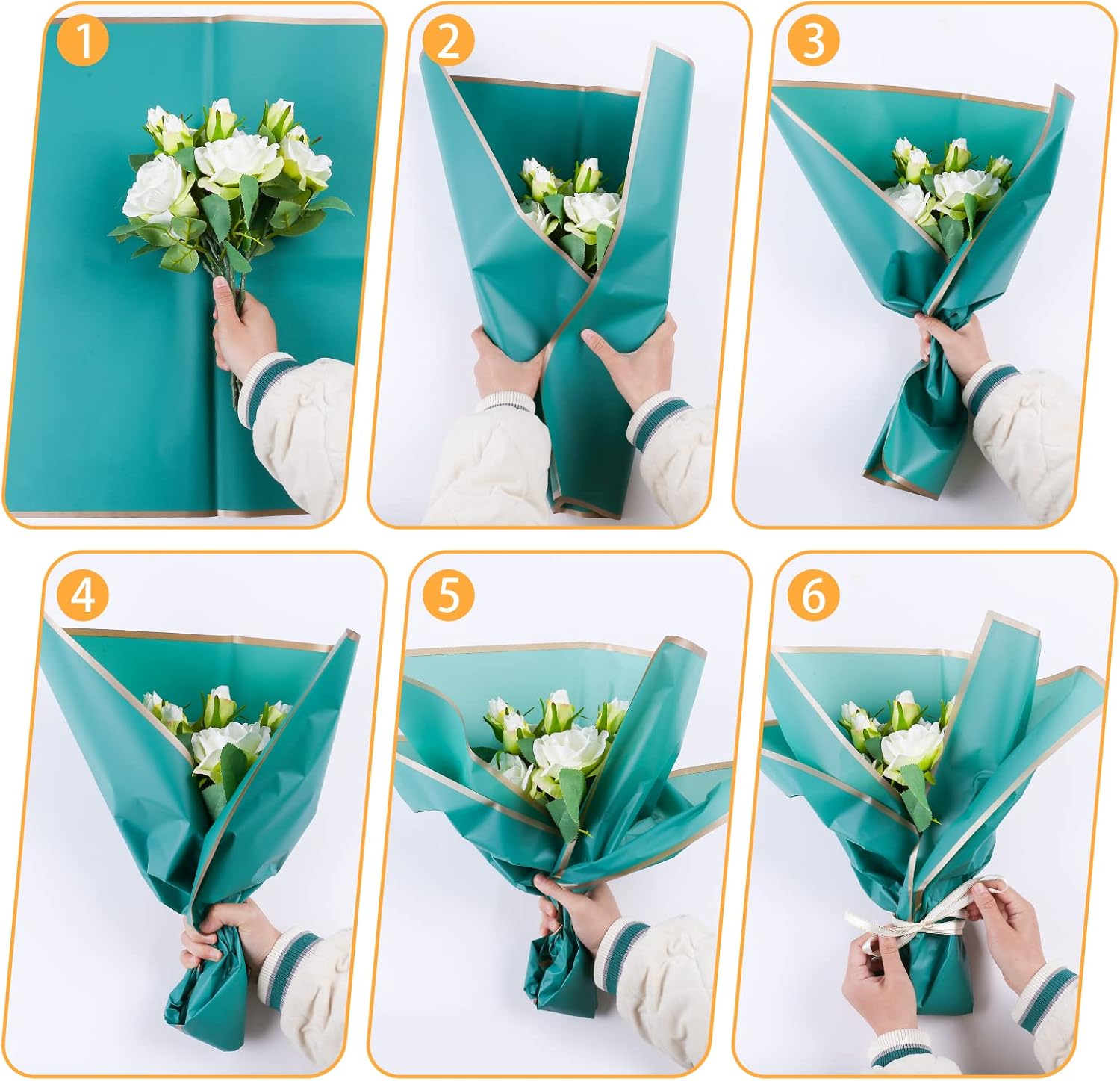 10 Sheets 8colors Flower Bouqu - Supply For Florist review and price