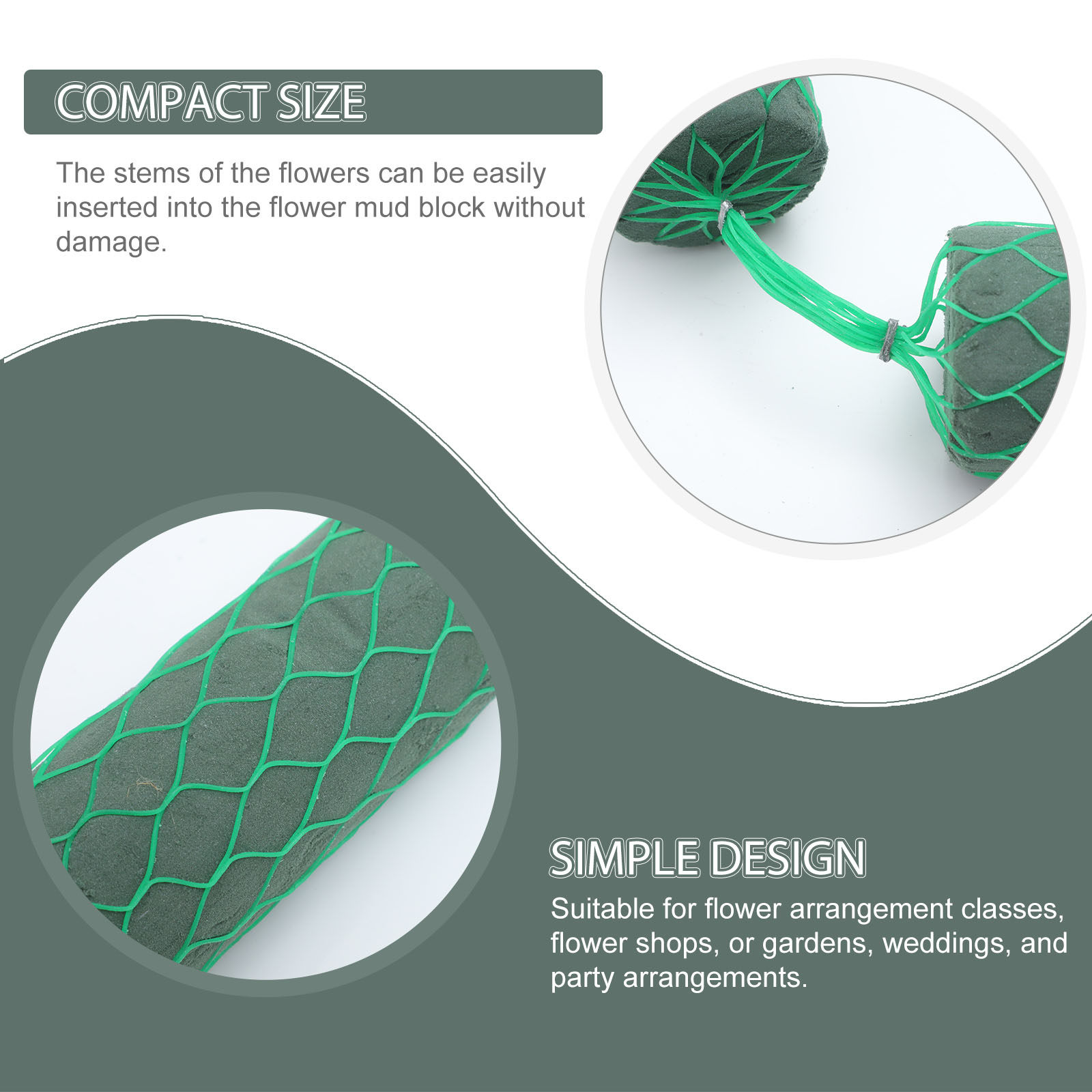 1Set Sausage Shape Floral Foam - Supply For Florist review and price